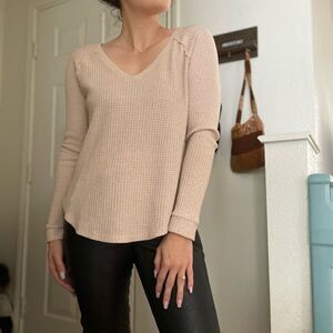 𝅺American Eagle Waffle Knit‎ Longsleeve Tshirt